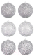 Набор шаров новогодних Elan Gallery 970079 (серебро) - 