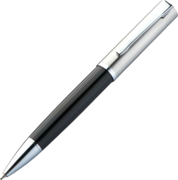 Ручка шариковая имиджевая Mark Twain 1338303 (черный/серебристый) - 