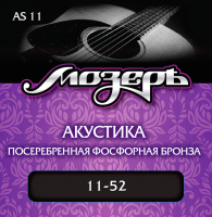 Струны для акустической гитары Мозеръ AS11 - 