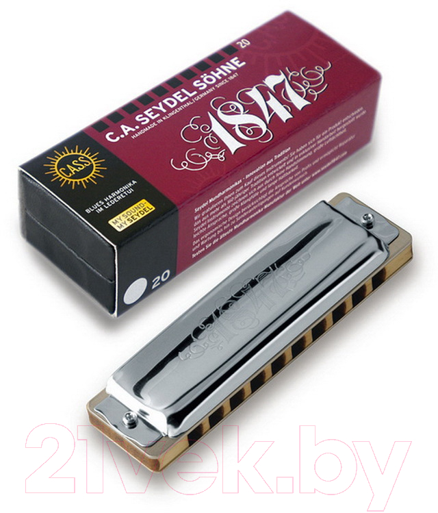 Губная гармошка Seydel Sohne 1847 Classic Bb / 16201BB — фото 2
