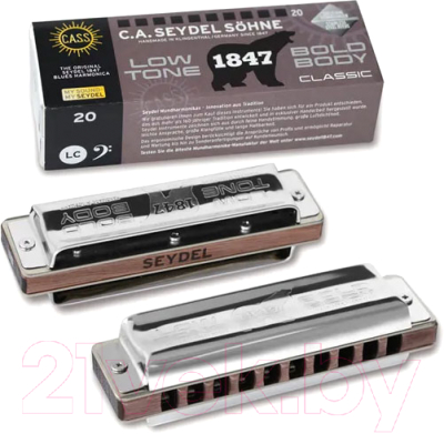 Губная гармошка Seydel Sohne 1847 Classic Low LLE / 16201LLE