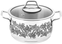 

Кастрюля Elan Gallery, Гармония вкуса Ирисы черные / 120867