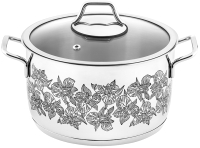 

Кастрюля Elan Gallery, Гармония вкуса Ирисы черные / 120868