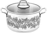 

Кастрюля Elan Gallery, Гармония вкуса Ирисы черные / 120869