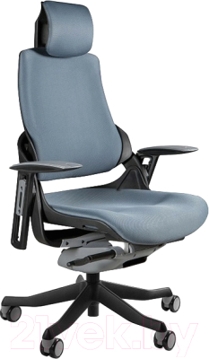 Кресло офисное Unique Wau / W-609-B-BL-417 (черный/Slategrey)