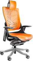 Кресло офисное Unique Fotel Wau 2 / TPE W-709-B-TPE-12 (черный/Mango) - 