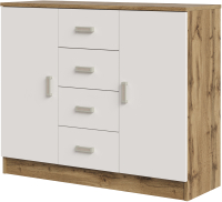 

Тумба, Бася КМ 555М с 4 ящиками и 2 створкой 120x99x41.4