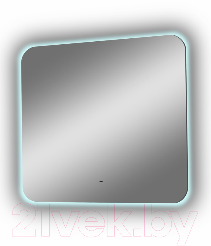 Зеркало Континент Burzhe Led 80x70 (с бесконтактным сенсором, холодная подсветка) — фото 4