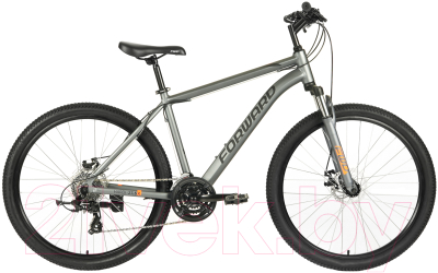 Велосипед Forward Hardi 27.5 X D 2022 / RBK22FW27716 (серый матовый/черный)