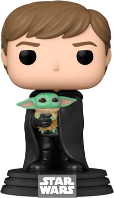 Фигурка коллекционная Funko Pop Звездные Войны. Люк Скайуокер с Грогу / 58290 - 