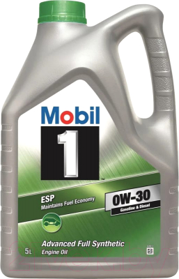 Моторное масло Mobil 1 ESP 0W30 / 153369 (5л)