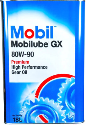 Трансмиссионное масло Mobil Mobilube GX 80W90 / 155424 (18л)