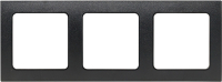 Рамка для выключателя EKF PROxima Стокгольм / EAM-G-302-30 (черный) - 