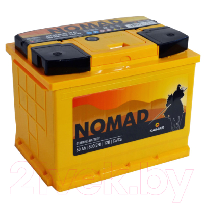 Автомобильный аккумулятор Kainar Nomad Premium 6СТ-60 Евро R+ (60 А/ч)
