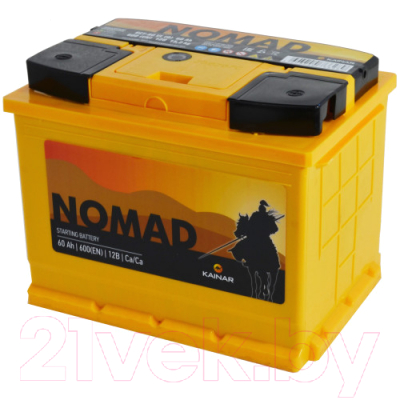 Автомобильный аккумулятор Kainar Nomad Premium 6СТ-60 Евро R+ (60 А/ч)