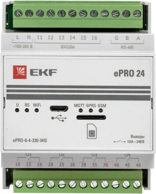 Контроллер удаленного управления EKF PROxima ePRO 24 / ePRO-6-4-230-WG