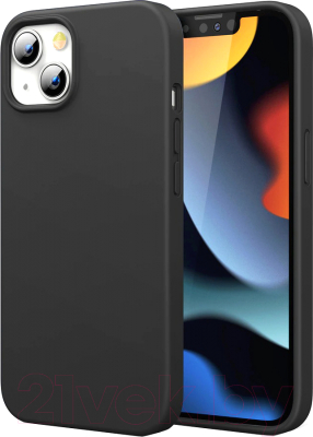 Чехол-накладка Ugreen Liquid Silicone Case for iPhone 13 LP544 / 80673 (черный)