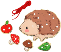 

Развивающая игрушка, Шнуровка Ежик / РИ_47371