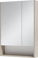 Шкаф с зеркалом для ванной Misty Мускат 60 / П-Мус04060-01 - 