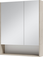 Шкаф с зеркалом для ванной Misty Мускат 70 / П-Мус04070-01 - 