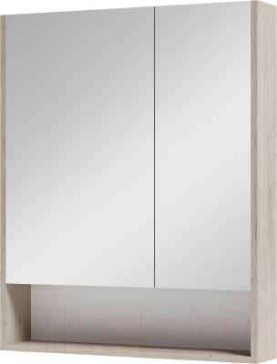 Шкаф с зеркалом для ванной Misty Мускат 70 / П-Мус04070-01