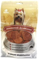 Лакомство для собак Домашний деликатес Утиные медальоны (85г) - 
