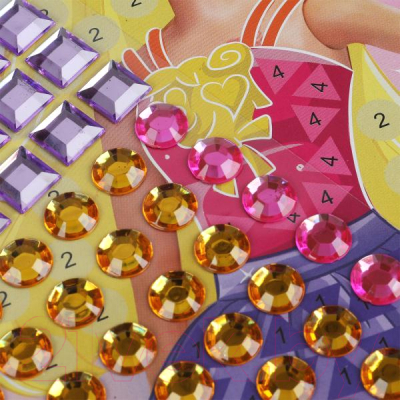 Изображение товара Набор для творчества MultiArt Барби Аппликация крупными стразами / BIGGEMSART-BRB-FAN1