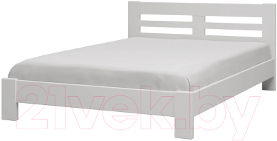 Каркас кровати Bravo Мебель Тора 140x200 (белый античный)