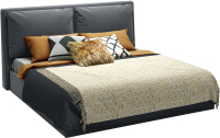 Двуспальная кровать Sofos Эмилия тип A с ПМ 160x200 (Antonio Grafit) - 
