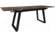 Миниатюра изображения товара Обеденный стол ОКА Сангай 160-220x80x75 (дуб галифакс табак/черный)