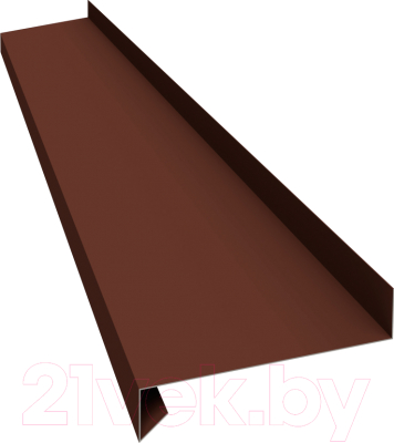 Отлив оконный Avansum B032O (100x2100, коричневый)
