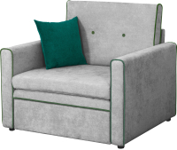 Кресло-кровать Мебельград Скаут Стандарт (торонто серый/торонто зеленый) - 
