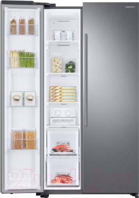 Холодильник с морозильником Samsung RS66N8100S9/WT