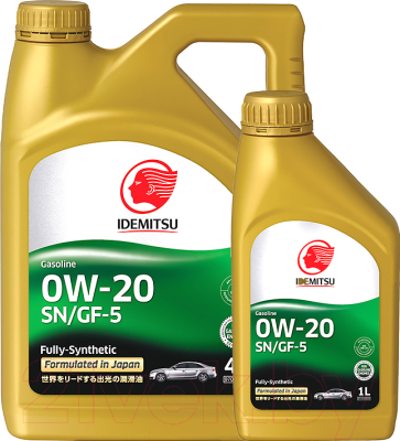 Моторное масло Idemitsu SN/GF-5 0W20 / 012213 (4л+1л)