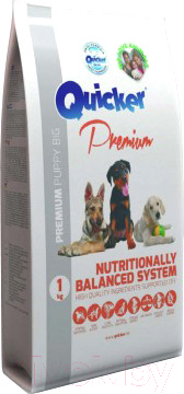 Сухой корм для собак Quicker Premium Puppy Big (1кг)