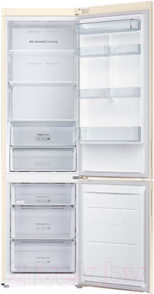 Холодильник с морозильником Samsung RB37A5200EL/WT
