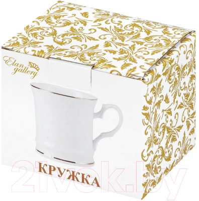 Изображение товара Чашка Elan Gallery Белая с золотом / 420487
