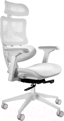 Кресло офисное Unique Ergotech / CM-B137AW-4 (White Mesh/White Frame)