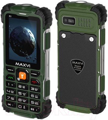 Мобильный телефон Maxvi R1 (зеленый)