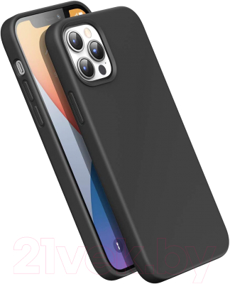 Чехол-накладка Ugreen Silky Silicone Protective Case for iPhone 12 Pro Max LP419/20457 (черный)