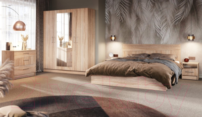 Изображение товара Комплект мебели для спальни Империал Антария 4 (дуб сонома)