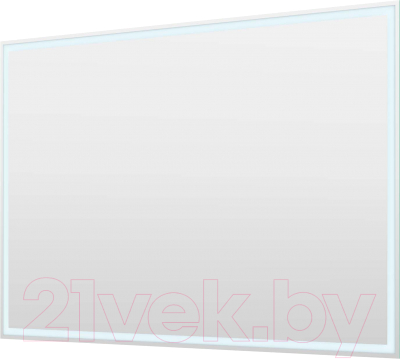 Зеркало Пекам Greta 120x80 / greta-120x80dpcl (с подсветкой, сенсором на размах руки, подогревом и часами)