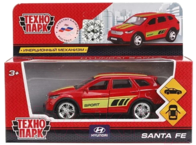 Автомобиль игрушечный Технопарк Hyundai Santafe / SANTAFE-SPORT