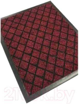 Коврик грязезащитный Kovroff Галант ребристый 80x120 / 50905 (красный)
