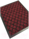 Коврик грязезащитный Kovroff Галант ребристый 90x150 / 51005 (красный) - 