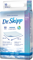 

Набор пеленок одноразовых детских Dr.Skipp, Soft Line с суперабсорбентом 90x60