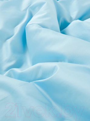 Комплект постельного белья GoodNight Сатин Делюкс Дуэт / 348378 (50x70, голубой)