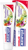 Зубная паста Новый жемчуг Лечебные травы (125мл) - 