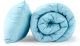 Комплект постельного белья GoodNight Сатин Делюкс Евро / 348379 (50x70, голубой) - 