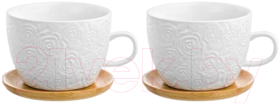 Набор для чая/кофе Elan Gallery Розы / 540348